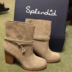 Suede booties